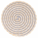 Set di 6 tovagliette tonde in paglia intrecciata Ø38cm Spiral Stone Offerta
