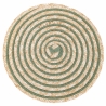 Set di 6 tovagliette tonde in paglia intrecciata Ø38cm Spiral Stone Catalogo