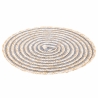 Set di 6 tovagliette tonde in paglia intrecciata Ø38cm Spiral Stone Scelta