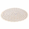 Set di 6 tovagliette tonde in paglia intrecciata Ø38cm Spiral Stone Modello