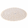 Set di 6 tovagliette tonde in paglia intrecciata Ø38cm Spiral Stone Modello