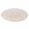 Set di 6 tovagliette tonde in paglia intrecciata Ø38cm Spiral Stone Caratteristiche