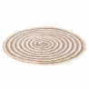 Set di 6 tovagliette tonde in paglia intrecciata Ø38cm Spiral Stone Misure
