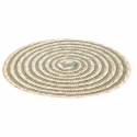 Set di 6 tovagliette tonde in paglia intrecciata Ø38cm Spiral Stone Prezzo