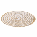 Set di 6 tovagliette tonde in paglia intrecciata Ø38cm Spiral Stone Costo