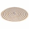 Lot de 4 sets de table ronds en paille tressée Ø38 cm Spiral Choix