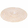 Lot de 4 sets de table ronds en paille tressée Ø38 cm Spiral Caractéristiques