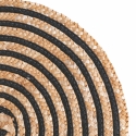 Set aus 4 runden Platzsets aus geflochtener Stroh Ø38cm Spiral Eigenschaften
