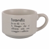 Set di 6 tazzine da caffè in porcellana 90ml con stand Victionary Week Vendita