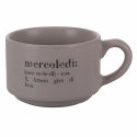 Set di 6 tazzine da caffè in porcellana 90ml con stand Victionary Week Saldi