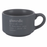 Set di 6 tazzine da caffè in porcellana 90ml con stand Victionary Week Sconti