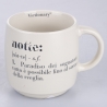 3er-Set stapelbare Vorratsbecher aus Steingut, 350 ml, mit Schriftzügen, Victionary L Sales
