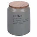 Barattolo caffè grigio con coperchio in bambù 0,8L Victionary E Sconti