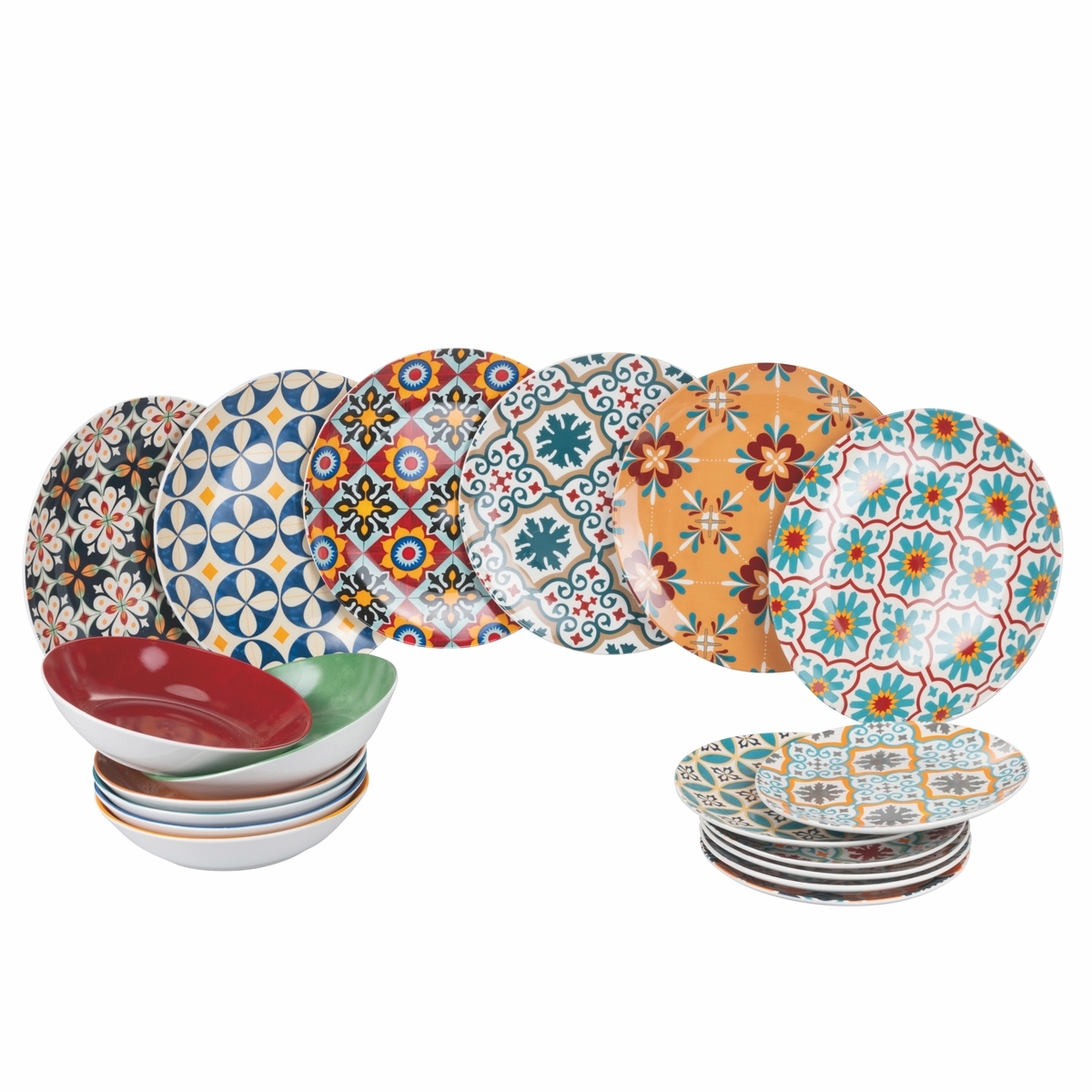 Service de table 18 pièces en porcelaine pour 6 personnes Valladolid Promotion Service de table 18 pièces en porcelaine pour 6 personnes Valladolid Promotion