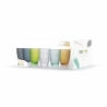 Set mit 6 farbigen Trinkgläsern aus Glas 300ml New Mexico A Maße