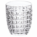 Set de 6 verres à eau 350 ml avec surface texturée Géométrie Remises