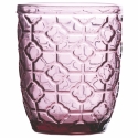 Set de 6 verres à eau 350 ml avec surface texturée Géométrie Dimensions