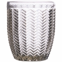 Set de 6 verres à eau 350 ml avec surface texturée Géométrie 