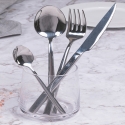 Set di 24 posate in acciaio inox 6 persone Luxury Villa d'Este Home Tivoli Vendita