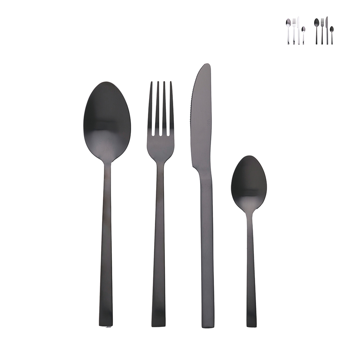 Ensemble de 24 couverts en acier inox Lexington Villa d'Este Home Tivoli Promotion Ensemble de 24 couverts en acier inox Lexington Villa d'Este Home Tivoli Promotion