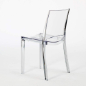 Table Carrée Noire 70x70cm Avec 2 Chaises Colorées Grand Soleil Set Intérieur Bar Café B-Side Phantom Prix