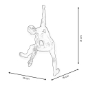 Scultura da parete in resina laccata statuetta moderna scalatore Bata-L Costo