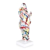 Scultura testa di cavallo statua multicolore in resina Knyph-PA Promozione