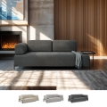 Divano modulare 3 posti design moderno componibile con tavolini Diadema Promozione