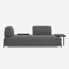 Divano modulare 3 posti design moderno componibile con tavolini Diadema Catalogo