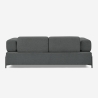 Divano modulare 3 posti design moderno componibile con tavolini Diadema Stock