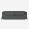 Sofa modular 3-Sitzer modernes Design mit Beistelltischen Diadema Lagerbestand