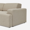 Divano 2 posti in tessuto design moderno 202x100x76cm Acamar Stock