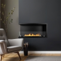 Eck-Einbau Bioethanol-Kamin 90x45 Sutri 90 Eigenschaften