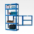 Scaffale scansia con mensole in metallo 150x70x30 cm 5 ripiani 950 Kg Element Promozione