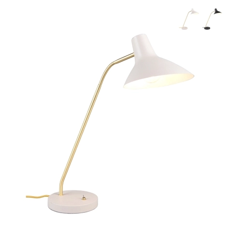 Lampada elegante da tavolo scrivania regolabile in metallo dorato Jarak Promotion