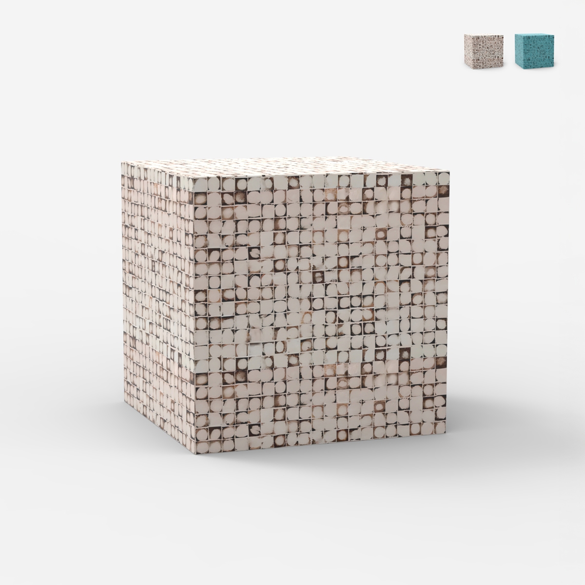 Tavolino quadrato da salotto contemporaneo in legno intarsiato Manju Promozione Tavolino quadrato da salotto contemporaneo in legno intarsiato Manju Promozione