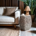 Tavolo esagonale moderno di design con intarsi in madreperla Tari Promozione