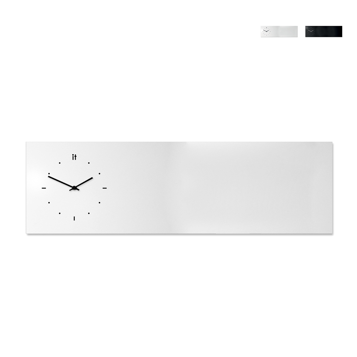 Orologio da parete lavagna magnetica orizzontale design moderno Promozione Orologio da parete lavagna magnetica orizzontale design moderno Promozione