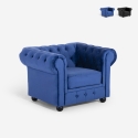 Sessel Wohnzimmer klassischer Stil Chesterfield Samt Coventry
 Lagerbestand