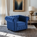 Sessel Wohnzimmer klassischer Stil Chesterfield Samt Coventry
 Auswahl