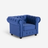 Sessel Wohnzimmer klassischer Stil Chesterfield Samt Coventry
 Eigenschaften