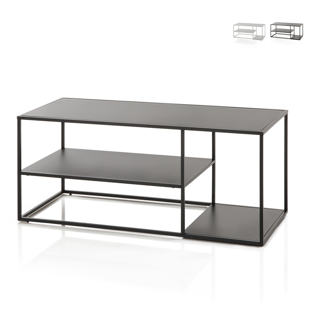 Table basse en métal design moderne 120x50cm Angie Promotion Table basse en métal design moderne 120x50cm Angie Promotion