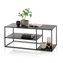 Tavolino da salotto in metallo design moderno 120x50cm Angie Vendita