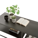 Tavolino da salotto in metallo design moderno 120x50cm Angie Saldi