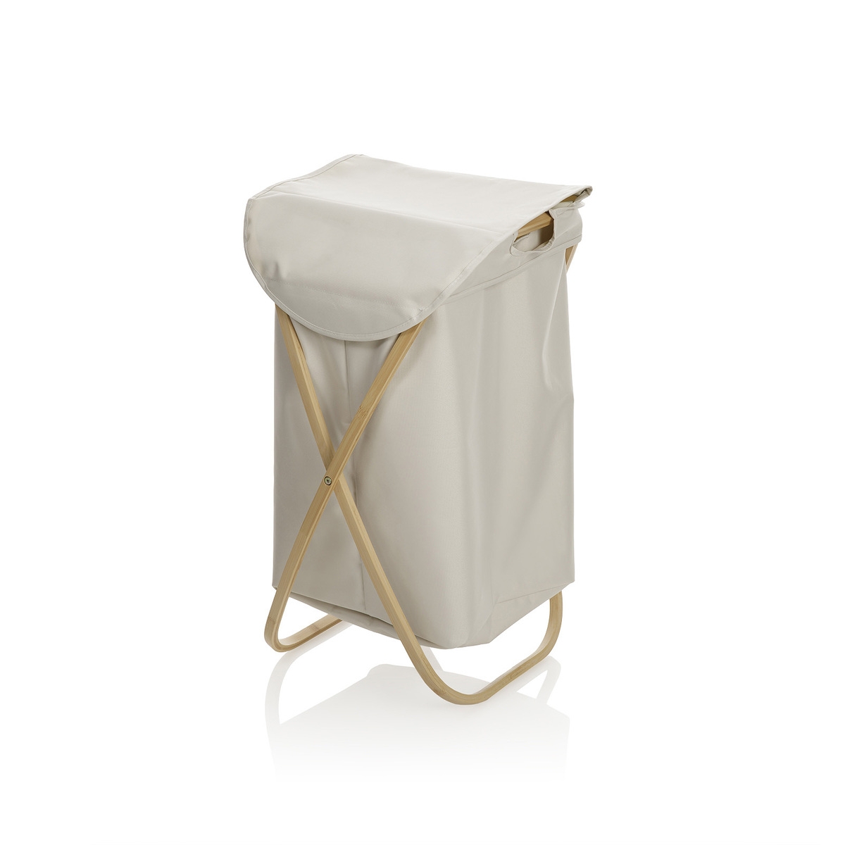 Panier à linge en bois et tissu Kim Promotion Panier à linge en bois et tissu Kim Promotion