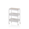 Carrello mobiletto con ruote e 3 ripiani contenitori Lando B Offerta