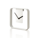 Orologio da parete e da tavolo in metallo 20x20cm design moderno Nova Offerta