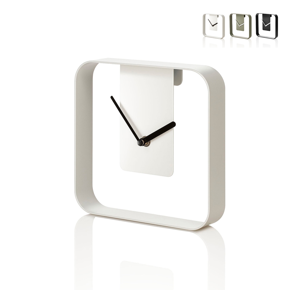 Moderne Metall-Wanduhr und Tischuhr 20x20cm Design Nova Aktion Moderne Metall-Wanduhr und Tischuhr 20x20cm Design Nova Aktion