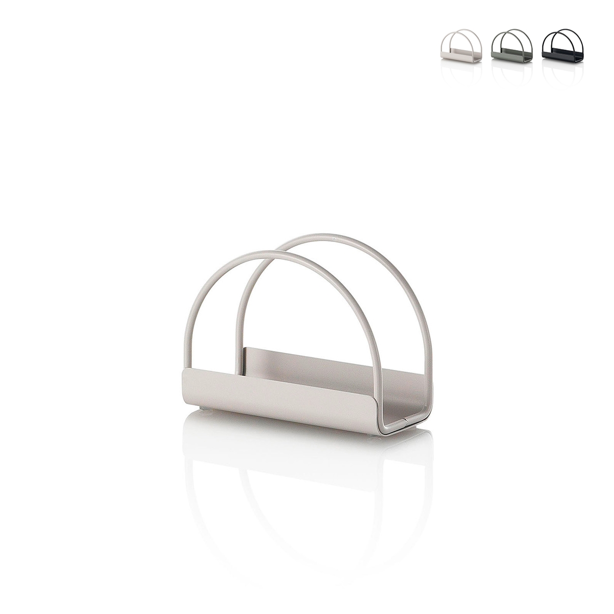 Behr Tisch-Serviettenhalter aus mattem Metall Aktion Behr Tisch-Serviettenhalter aus mattem Metall Aktion