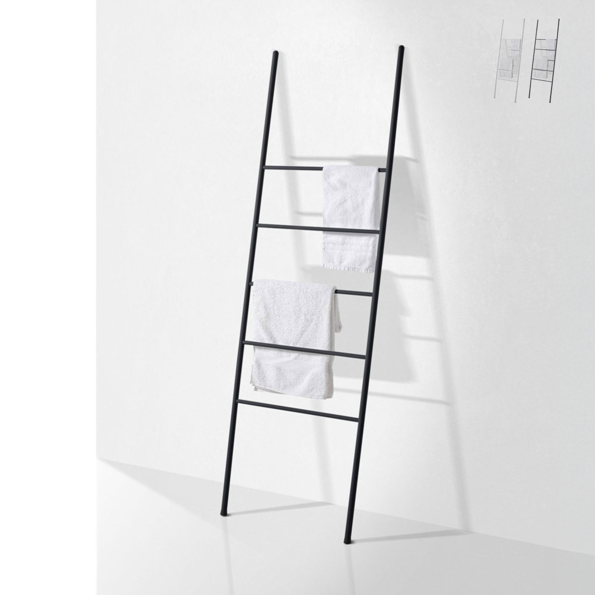 Porte-serviettes moderne en échelle pour salle de bain en métal Top Promotion Porte-serviettes moderne en échelle pour salle de bain en métal Top Promotion